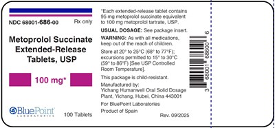 Metoprolol Succinate Er Tabs 100s (Metoprolol Succinate Er Tabs Labels Rev 9 2025 100mg 100s)